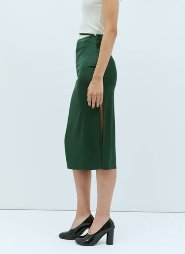 Jacquemus La Jupe Notte Midi Skirt Green jac0256008