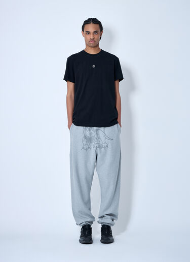 CHITO Reflective Graphic Print Track Pants Light Grey chi0159005
