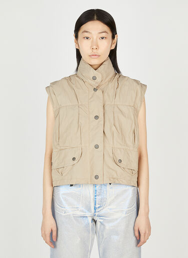 Our Legacy Parachute Puffer Vest Beige our0252007