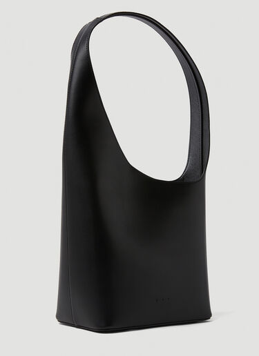Aesther Ekme Unisex Demi Lune Shoulder Bag in Black