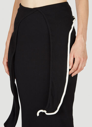 Rib Skirt Ottolinger Rib Skirt Black ott0251007