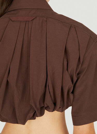 Jacquemus La Chemise Silpa Shirt Brown jac0250167