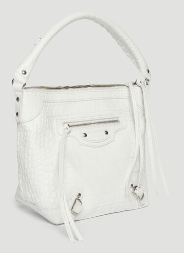 Balenciaga Neo Classic Mini Hobo Bag White bal0248027