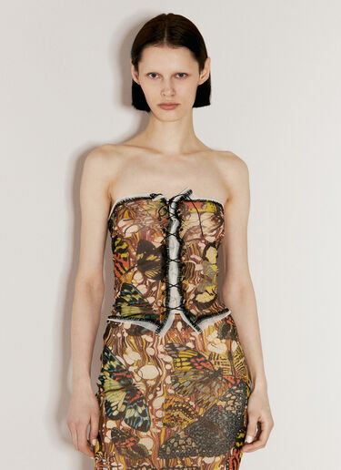 Jean Paul Gaultier Butterfly Bustier Multicolour jpg0256003