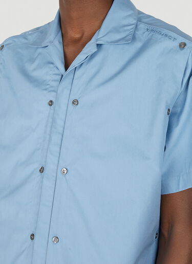 Y/Project Button Panel Bowling Shirt Blue ypr0148013