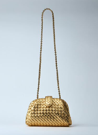 Bottega Veneta Teen Lauren 1980 Shoulder Bag Gold bov0259075