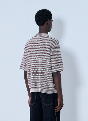 ACMH Button-Front Knit Cardigan Brown acm0164004
