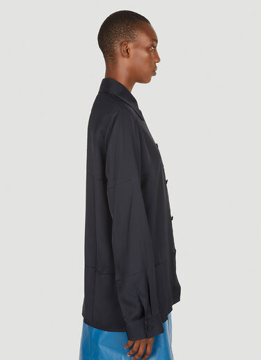 Jil Sander 哑光垂感衬衫 黑色 jil0249018