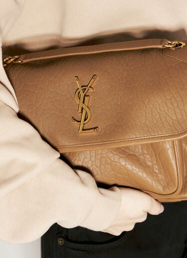 Saint Laurent 미디엄 니키 숄더백 브라운 sla0255114