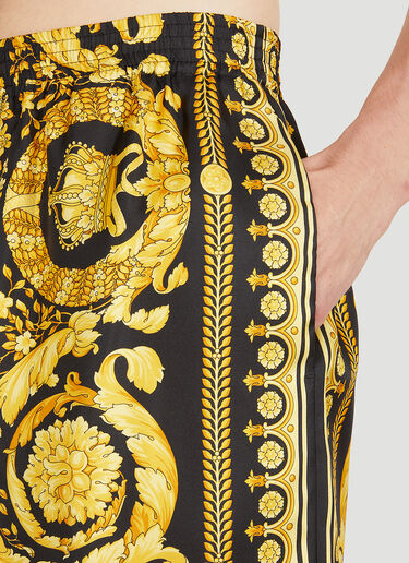 Versace Barocco Silk Shorts Black ver0149011