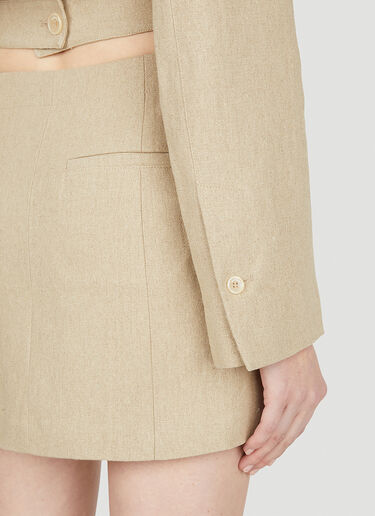 La Robe Bari Dress Jacquemus La Robe Bari Dress Beige jac0251011