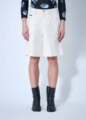 RIER Cotton Bermuda Shorts Beige rrr0160017