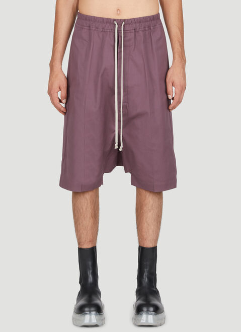 Moncler x Rick Owens Drawstring Bermuda Shorts Black mcs0355014