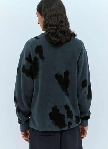 Stone Island Distressed Fleece Sweatshirt Grey sto0154013