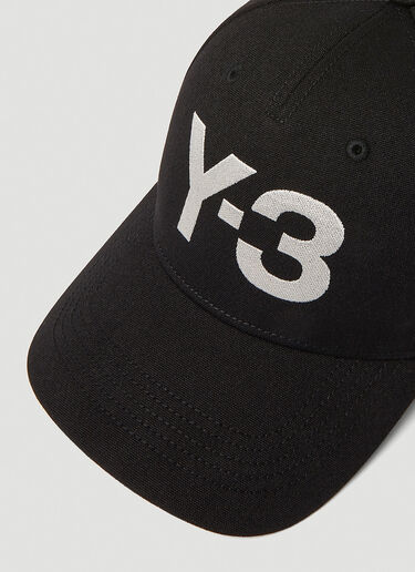 Y-3 ロゴ刺繍ベースボールキャップ ブラック yyy0152054