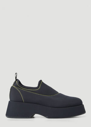 Prada Retro Platform Shoes Black pra0260008