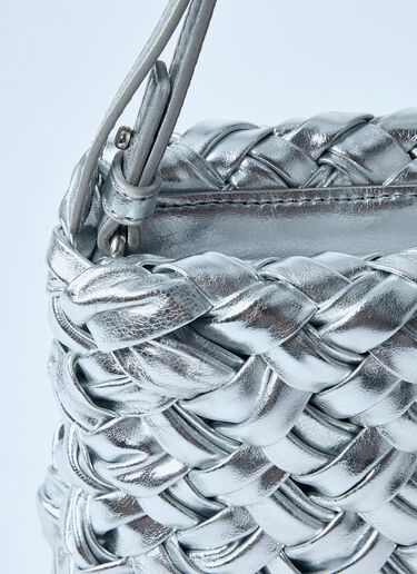 Bottega Veneta Kalimero Cha-Cha Shoulder Bag Silver bov0259074