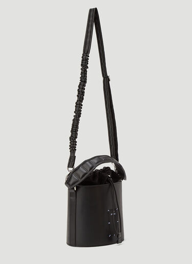 MCQ Icon Zero Leather Bucket Bag Black mkq0245035