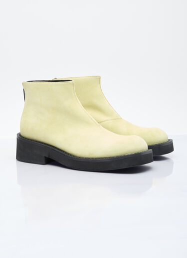 MM6 Maison Margiela Suede Ankle Boots Green mmm0155015