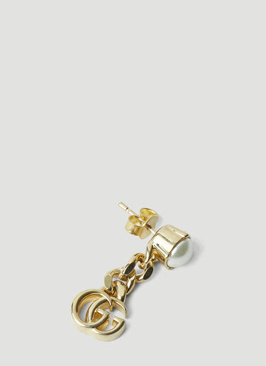 Gucci GG Pearl Earrings Gold guc0245217