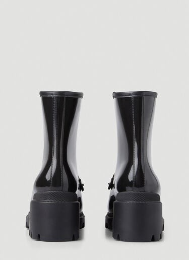 Gucci Horsebit Rain Boots Black guc0247113