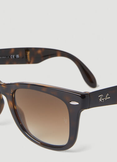 Ray-Ban Wayfarer 可折叠太阳镜 棕色 lrb0351007