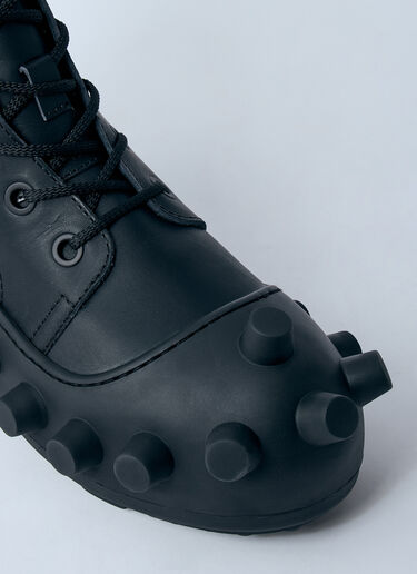 Walter Van Beirendonck Leather Boom Boots Black wlt0160013