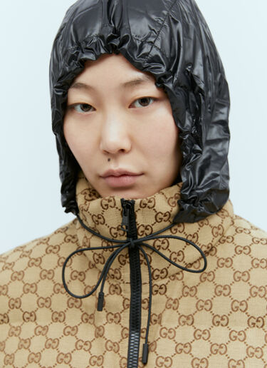 Gucci GG 帆布衬垫马甲  米色 guc0255037