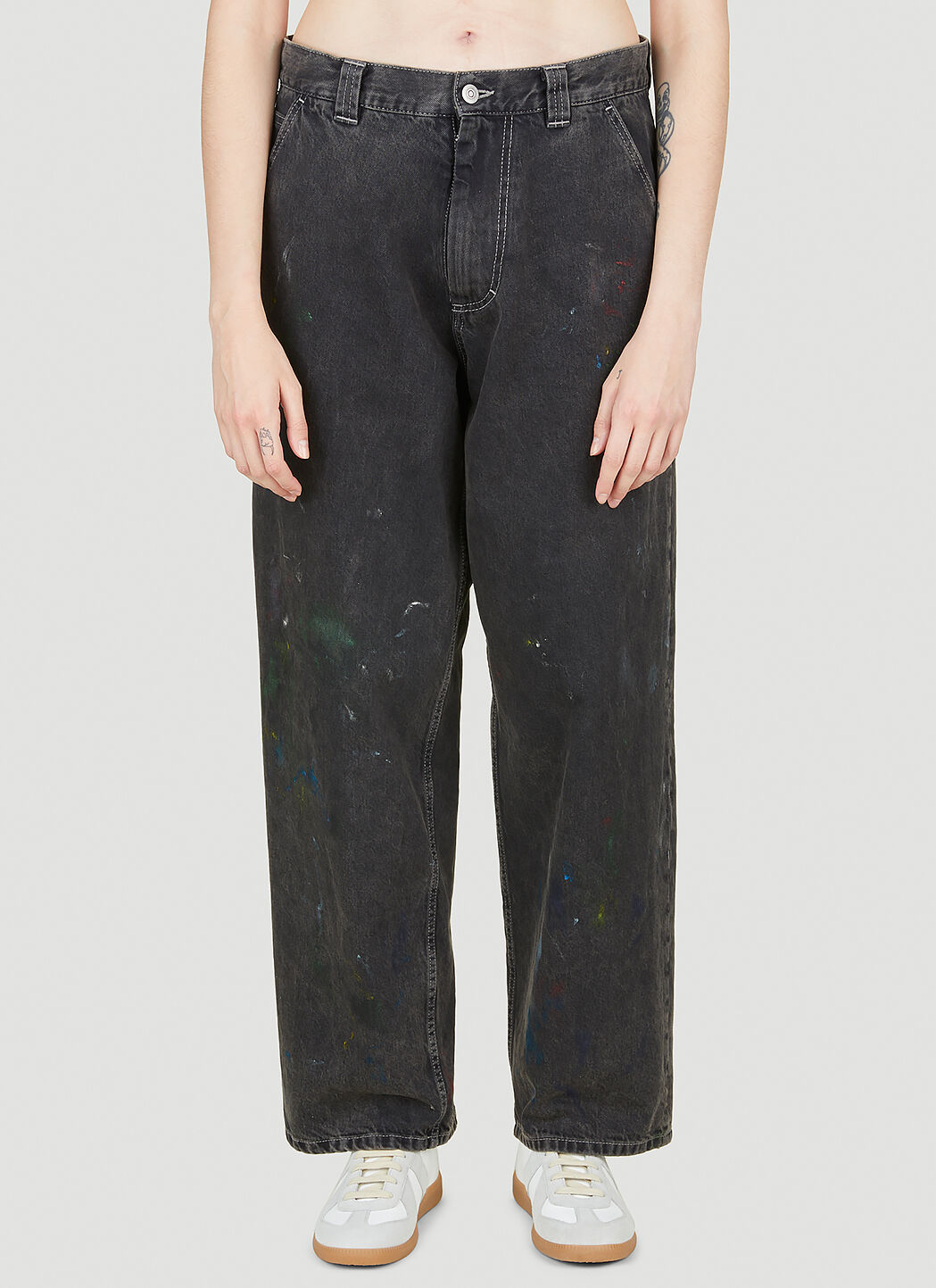 Maison margiela discount paint splatter jeans