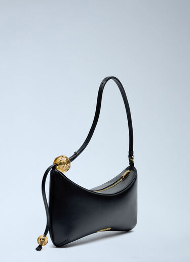 Jacquemus Le Bisou Perle Shoulder Bag Black jac0254093