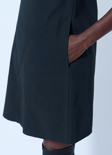LN-CC® - Rick Owens: Cropped Sheath Mini Dress - Black Rick Owens Cropped Sheath Mini Dress Black ric0266010