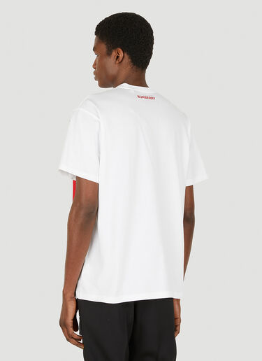 Burberry Abstract Print T-Shirt White bur0148057