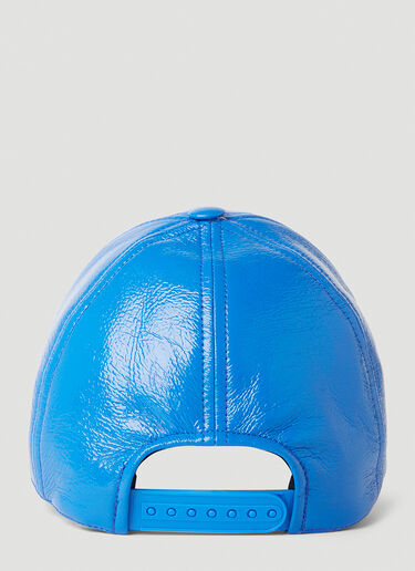 Courrèges Vinyl Baseball Cap Blue cou0151005