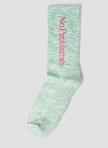 Aries No Problemo Space Dye Socks Green ari0148022