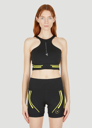 adidas by Stella McCartney TruePace Crop Top Black asm0249008
