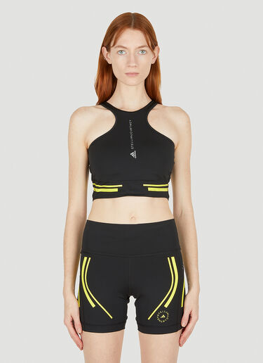 adidas by Stella McCartney TruePace Crop Top Black asm0249008