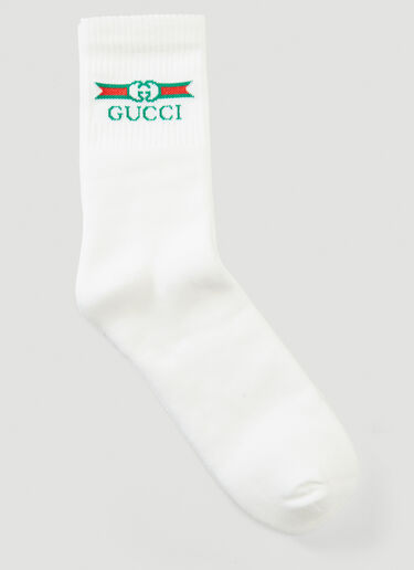 Gucci Logo Socks Brown guc0141119
