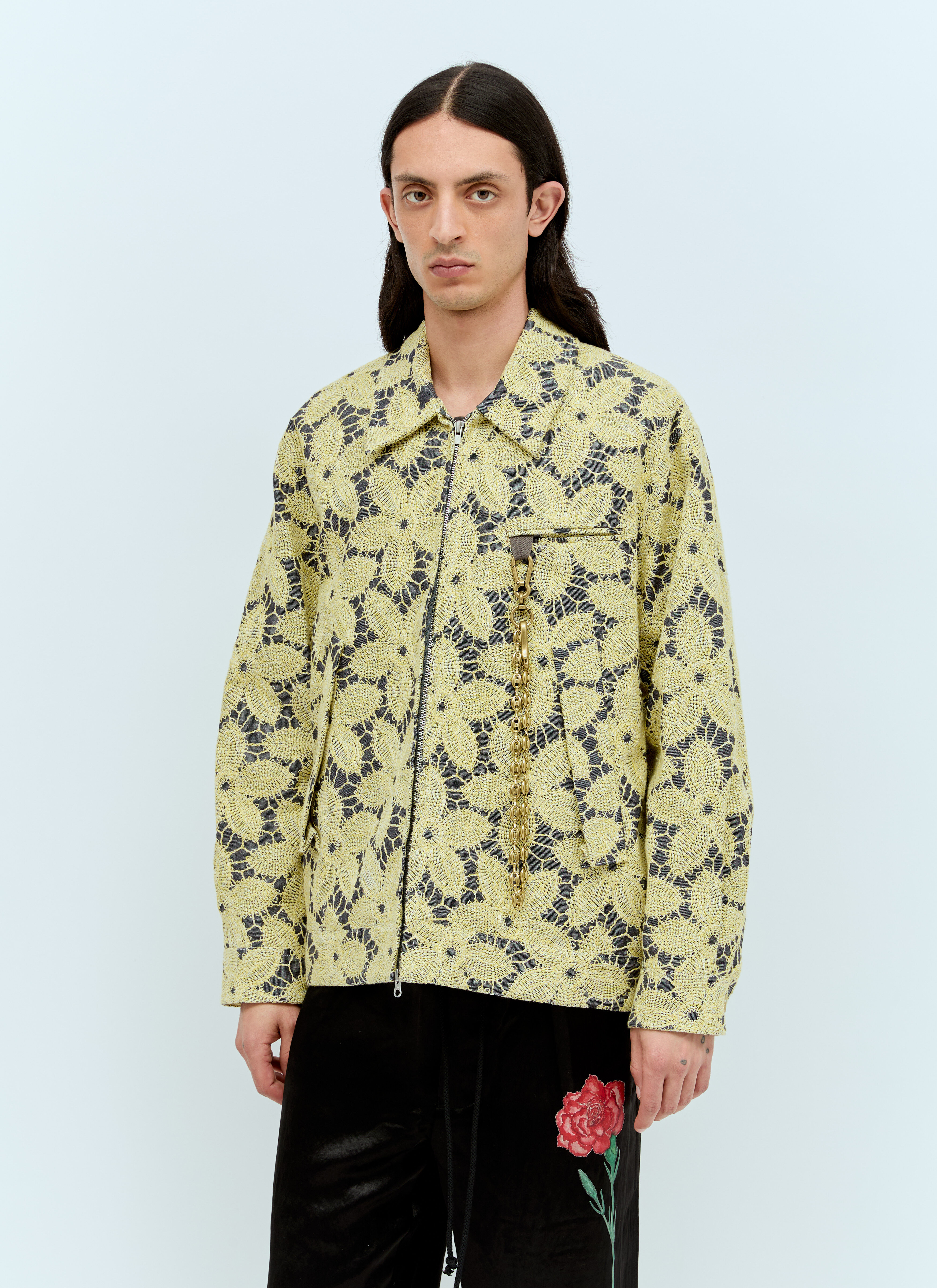 Song for the Mute Men's' Coach Jacket in Yellow | LN-CC®