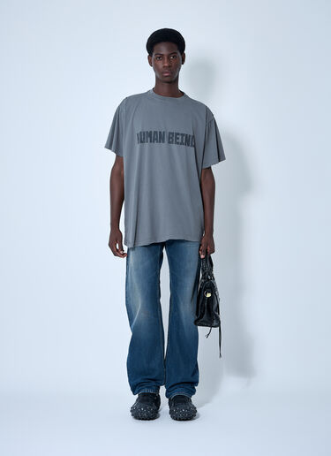 Balenciaga Human Being Tシャツ  グレー bal0360002