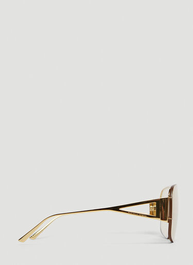 Bottega Veneta Aviator Sunglasses Gold bov0243093