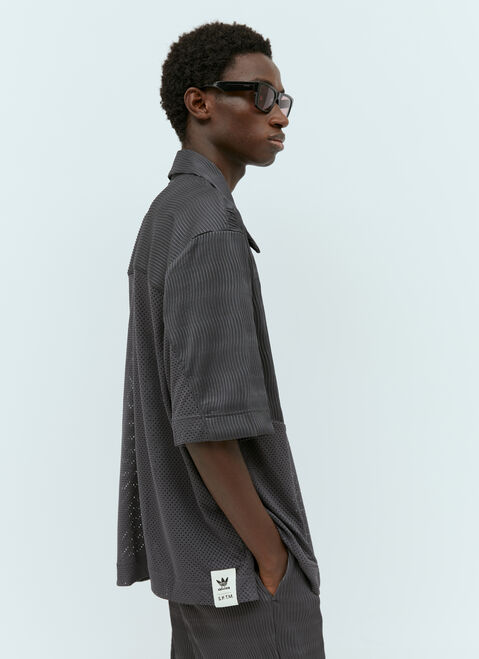 adidas x Song for the Mute ジップアップ ショートスリーブシャツ ベージュ asf0154006