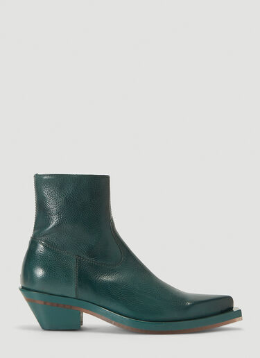 ION Cowboy Boots Green ion0140003