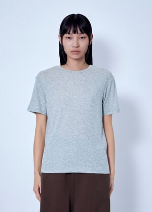 Entire Studios Cotton Jersey T-Shirt Grey ent0266017