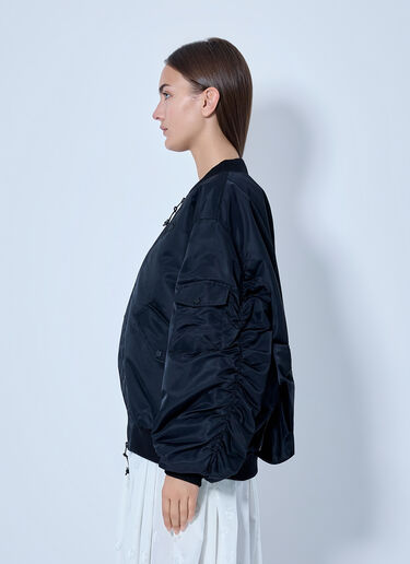 LN-CC® - Cecilie Bahnsen: Cbfeilan Technical Nylon Bomber Jacket - Black Cecilie Bahnsen Cbfeilan Technical Nylon Bomber Jacket Black cec0266013