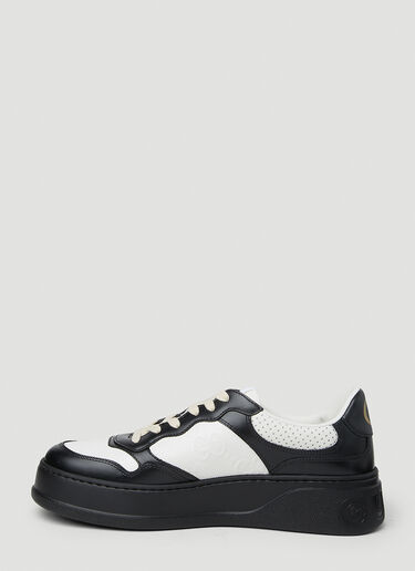 Gucci Monochrome Embossed Sneakers Black guc0251075