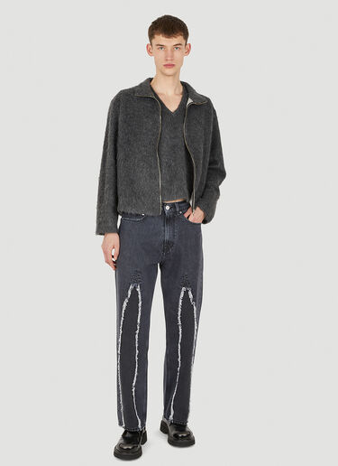 Polo Cardigan Our Legacy Polo Cardigan Grey our0151005