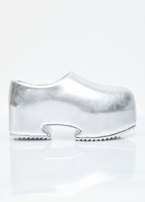 Chloé Metallic Platform Clog Black chl0259030