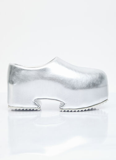 Yume Yume Metallic Platform Clog Silver yum0255001