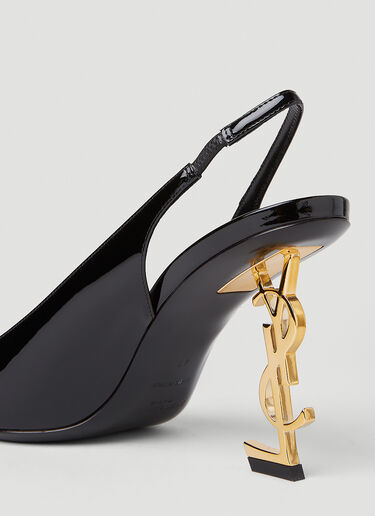 Saint Laurent Opyum Slingback Heels Black sla0251151