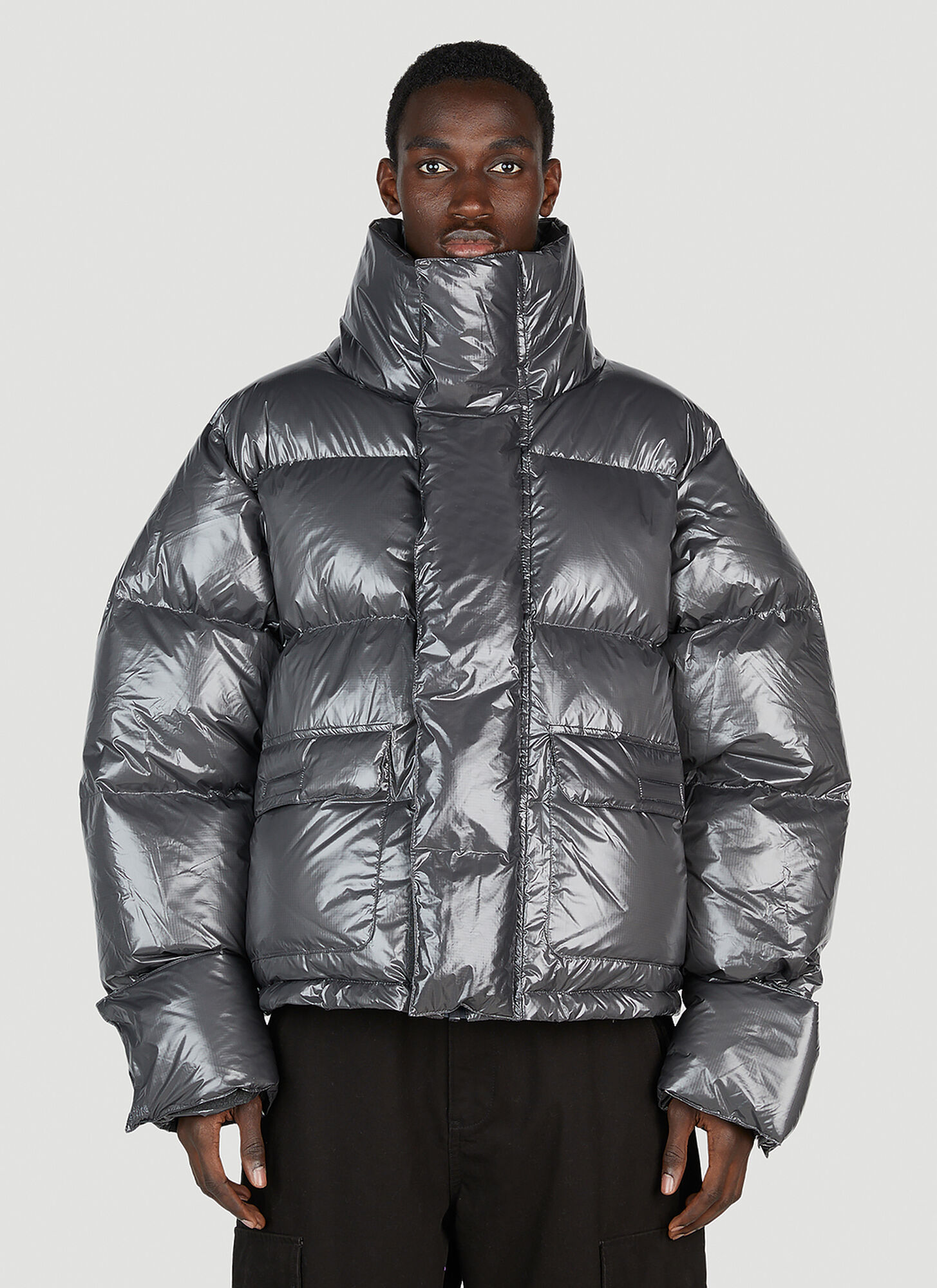 Entire Studios Pfd V2 Puffer Jacket Male Dark Grey | ModeSens